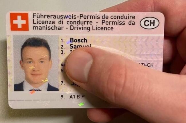 Buy Switzerland Driving License / Swiss Driving License Online.