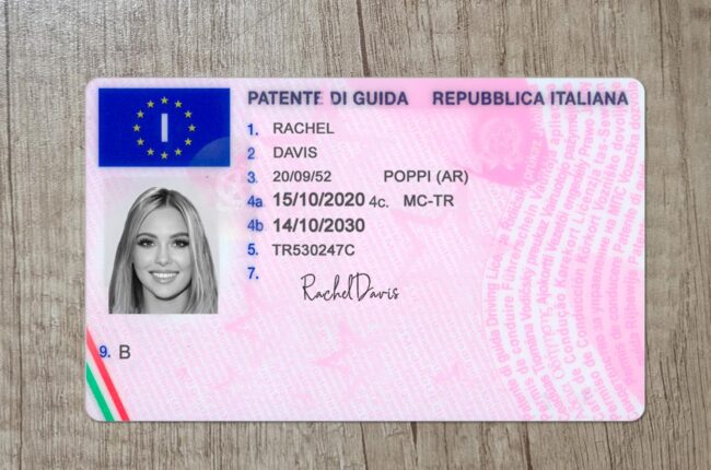 BUY GENUINE ITALIAN DRIVER’S LICENSE ONLINE