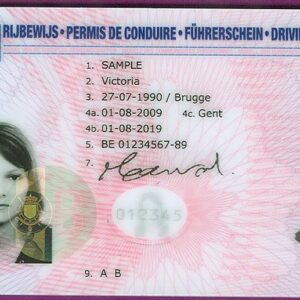 BUY BELGIAN DRIVER'S LICENSE