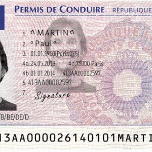 BUY FRENCH DRIVER'S LICENSE