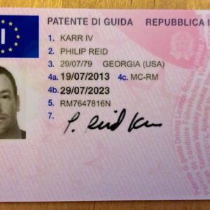 BUY ITALIAN DRIVER’S LICENSE