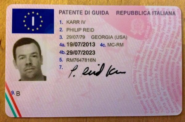 BUY ITALIAN DRIVER’S LICENSE