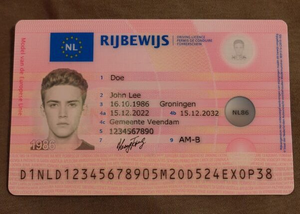 EU driving license in Netherlands