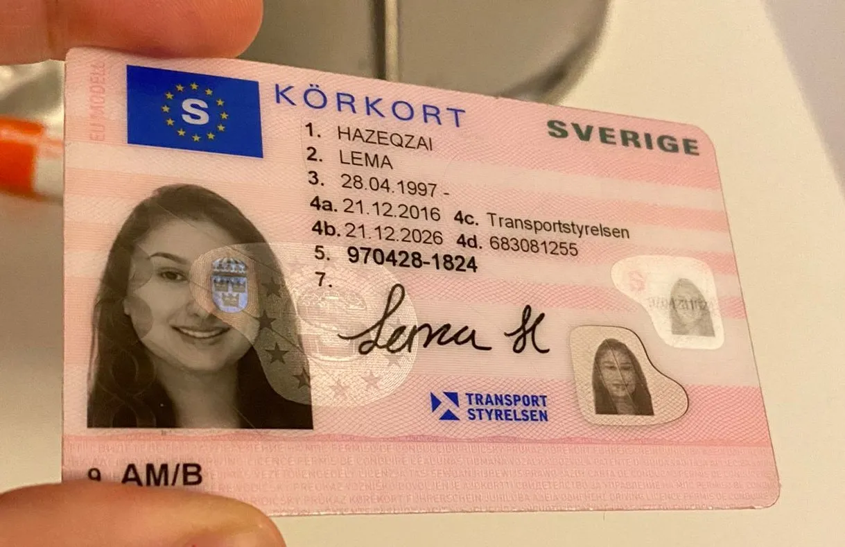 Eu driving license in Sweden